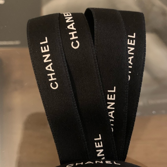 Genuine Chanel Ribbon 100% authentic ONE YARD Black - Picture 6 of 13